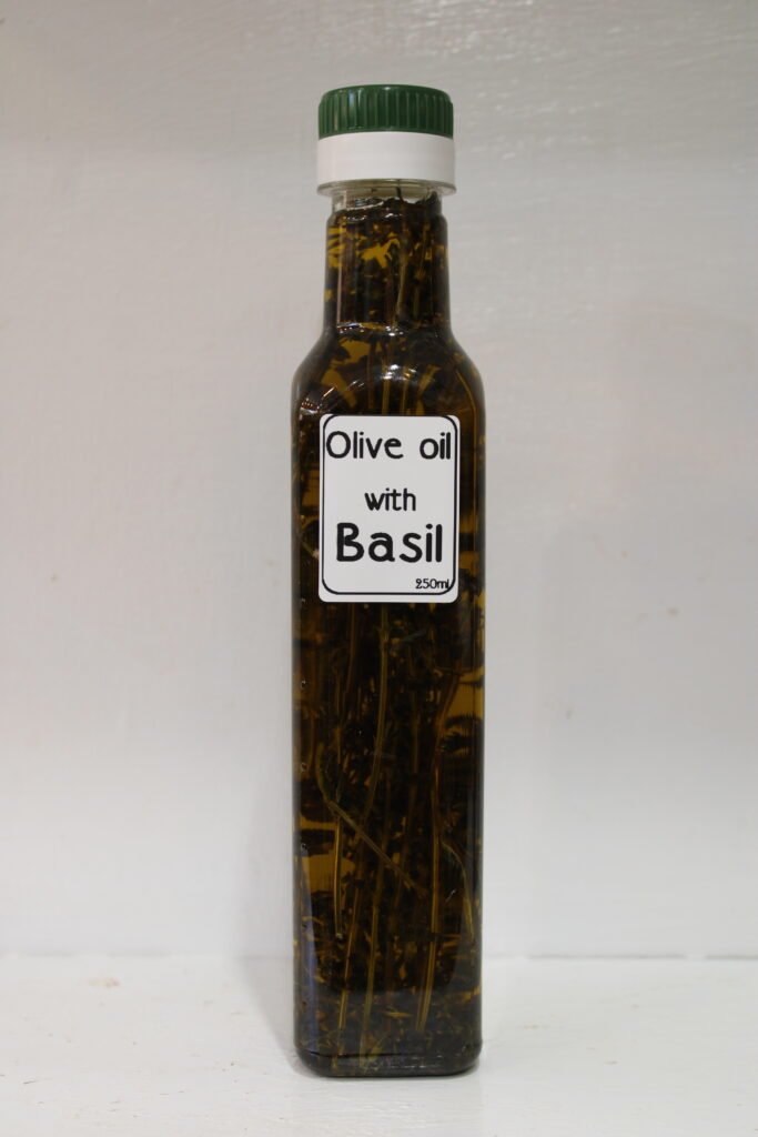 Olive oil with Basil (250ml)