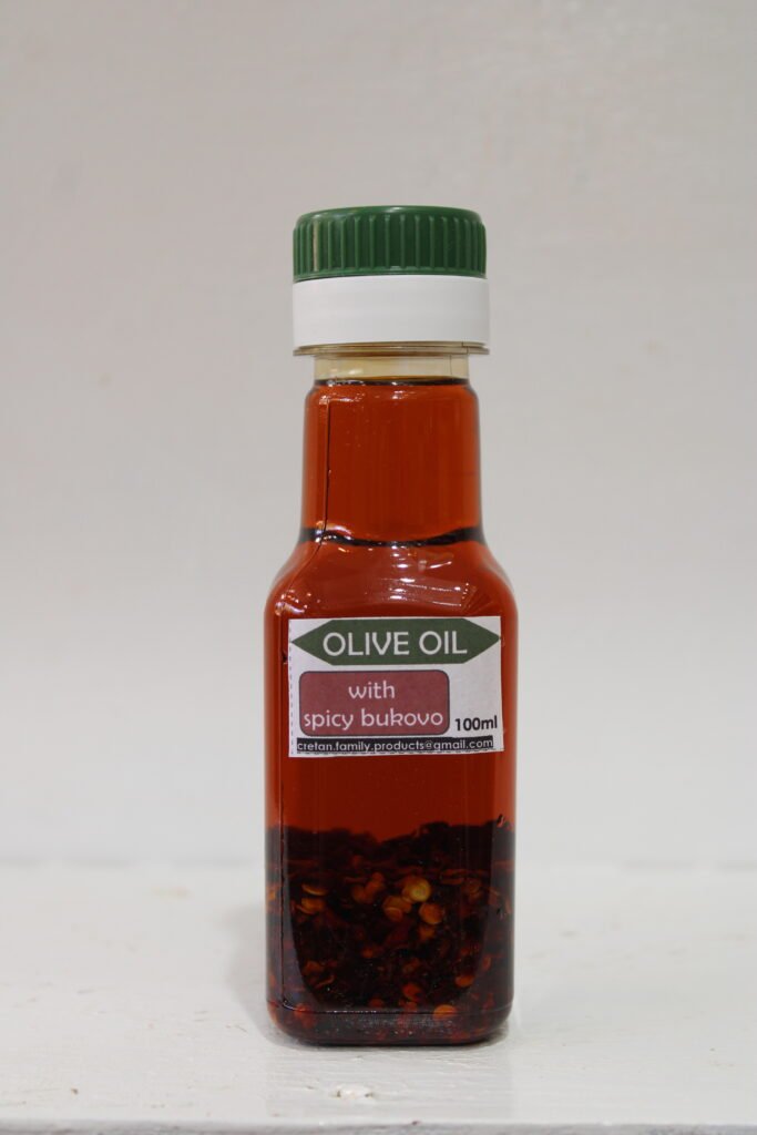 Olive oil with Spicy Bukovo (100ml)