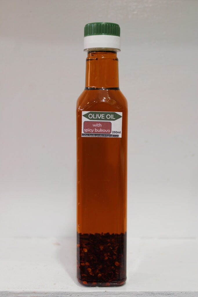 Olive oil with Spicy Bukovo (250ml)