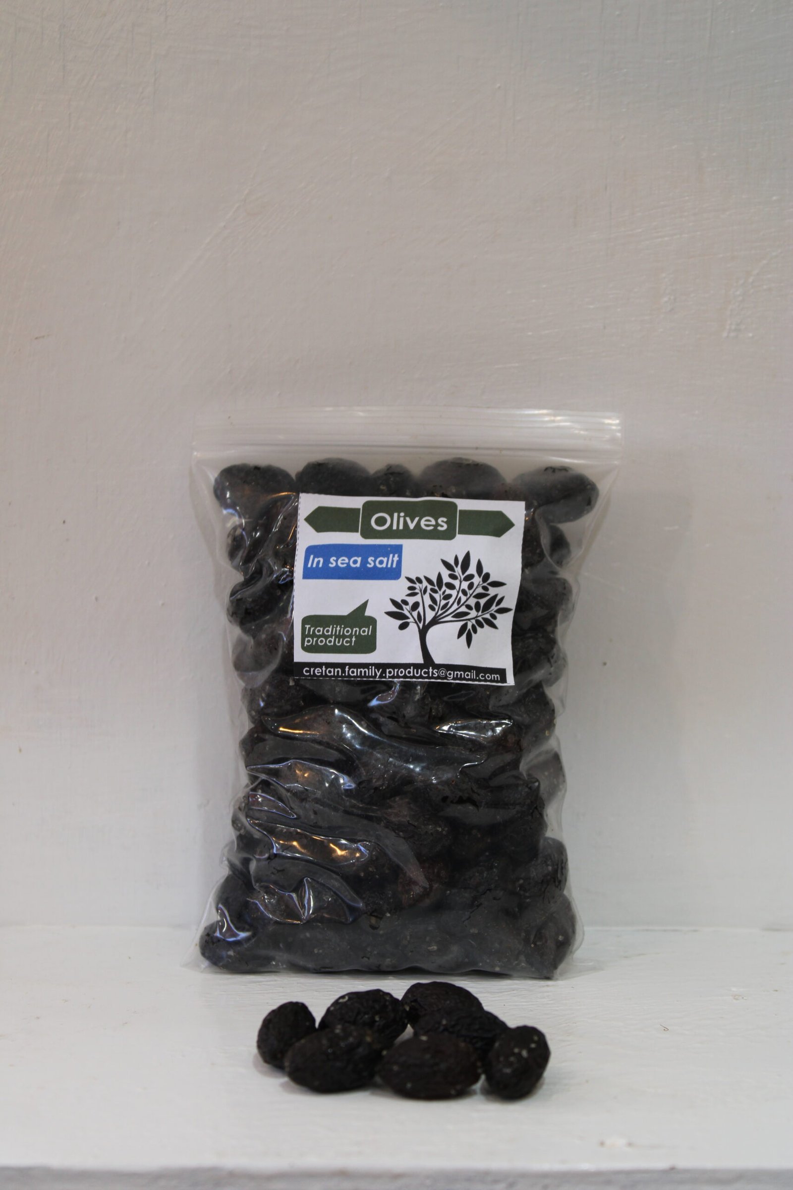 Olives in salt (250 g)